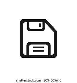black outline disk icon vector image