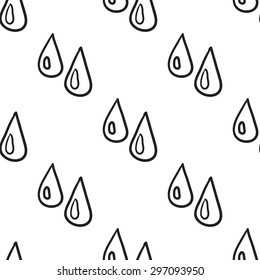 Black Outline Hand Drawn Vector Drop Stock Vector (Royalty Free ...