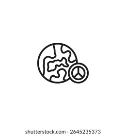 A black outline icon of a target with three concentric circles and an arrow hitting the bullseye.