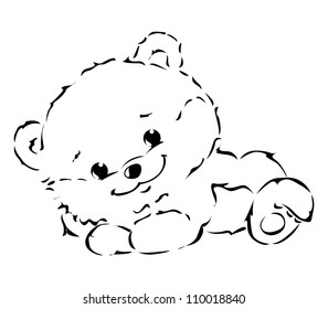 Bear Cub Outline Hd Stock Images Shutterstock