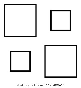 black outline rectangles. Fibonacci ratio between dimensions of rectangles is 233 : 144 (golden number)