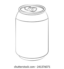 Soda Can Outline Images, Stock Photos & Vectors | Shutterstock