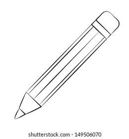 Pencil Outline Images, Stock Photos & Vectors | Shutterstock