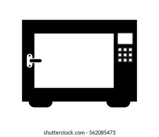 black oven kitchen equipment household tableware cookware dishware image vector icon logo