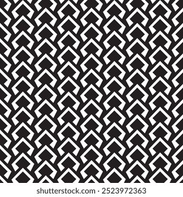 Black overlapping pentagon scales vector square seamless pattern or texture.