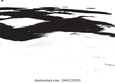 black overlay monochrome grunge seamless texture on white background, vector for background texture