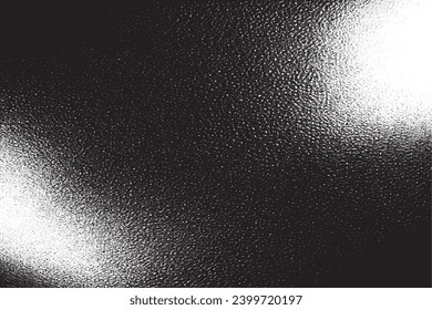 schwarze Overlay-einfarbige, grungy-sandfarbene Textur auf weißem Hintergrund, Vektorhintergrund