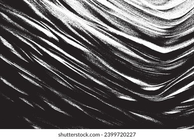 black overlay monochrome grungy sandy texture on white background, vector image background texture