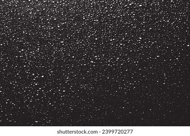 black overlay monochrome grungy sandy texture on white background, vector image background texture