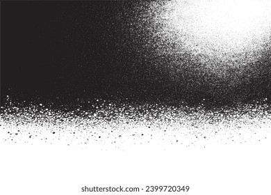 textura de arenisca negra monocromática sobre fondo blanco, textura de fondo de imagen vectorial