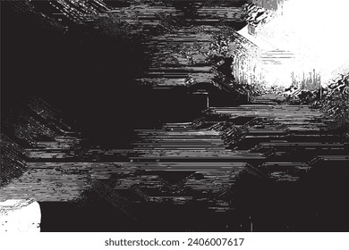 black overlay monochrome grungy texture on white background, vector illustration background texture