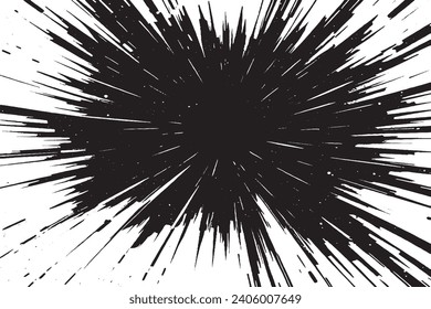 black overlay monochrome grungy texture on white background, vector illustration background texture