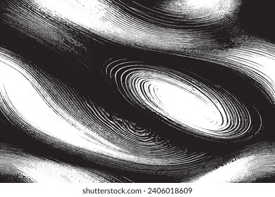 black overlay monochrome grungy texture on white background, vector illustration background texture