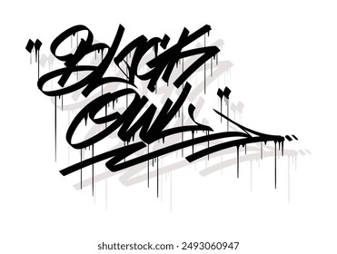 BLACK OWL hand writing style design