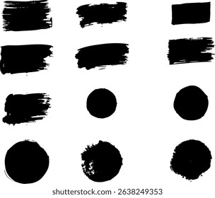 Black paint backgrounds and splatters