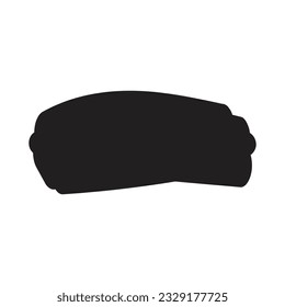 black paint brush hand stroke