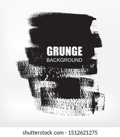 black paint brush stroke background