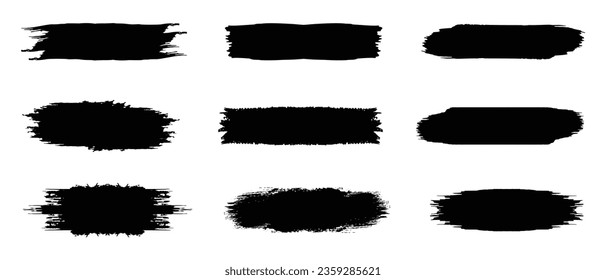 Icono de pincel negro, diseño de ilustración vectorial.