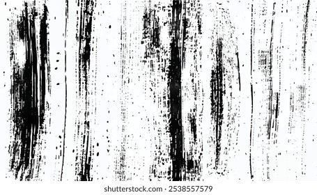 Black paint brush strokes patterns vector. Grunge background. Black brush strokes. Grunge texture. Vector Illustration. EPS 10. 