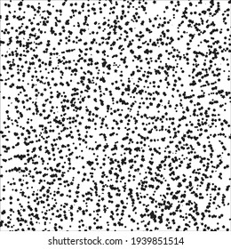 El pincel de pintura negro traza un patrón sin fisuras vectorial. Líneas curvas y onduladas dibujadas a mano con círculos gruesos. pincel garabatos textura decorativa. Doodles desordenados, ilustración de líneas curvas audaces.