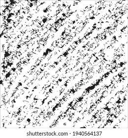 Black paint brush strokes vector seamless pattern. Hand drawn curved and wavy lines with grunge circles. brush scribbles decorative texture. Messy doodles, bold curvy lines illustration.