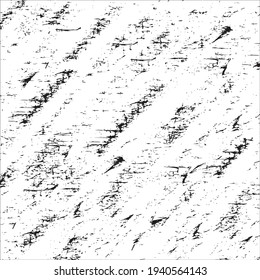 Black paint brush strokes vector seamless pattern. Hand drawn curved and wavy lines with grunge circles. brush scribbles decorative texture. Messy doodles, bold curvy lines illustration.