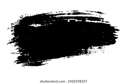 black paint brush, A Black and white brush stroke on a white background, vintage dirty scribble Brush stroke scratch, black ink splashes, a splashes vintage texture Black and white set of stains, spla