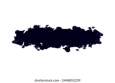 black paint brushstroke modern textured banner brushes grunge paint stripe creative artistic design element for designer tasks logo banner icon designer tasks vector
