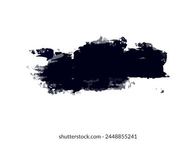 black paint brushstroke modern textured banner brushes grunge paint stripe creative artistic design element for designer tasks logo banner icon designer tasks vector