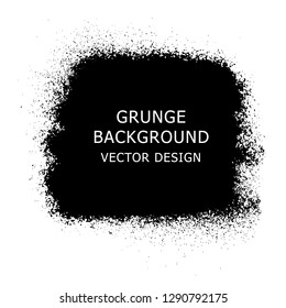 Black paint, ink brush strokes, brushes, lines. Dirty artistic design elements, boxes, frames for text