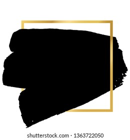 Black paint, ink brush strokes, brushes, lines. Artistic design elements,  frames for text. Paint brush thin background and lines high detail abstract. EPS10