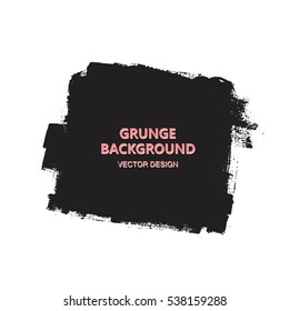 Black paint, ink grunge background, design element, place for text, advertisement, information, quote, message.