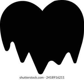 Líquido de pintura negra. Caída de tinta. Hueso negro. Texturas salpicadas de tinta. .Pintar salpicaduras para uso de diseño. Vector abstracto, manchas de pintura de dibujos animados, aisladas sobre fondo transparente.