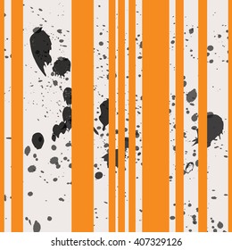 Black paint splash seamless with stripes
