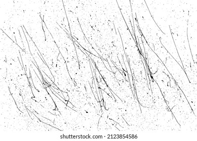 Black paint splatter isolated on white background. Distressed overlay texture. Water splash silhouette. Grunge design elements. Vector illustration, EPS 10.