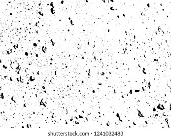 Black paint stains overlay vector texture. Ink blots isolated on white background.