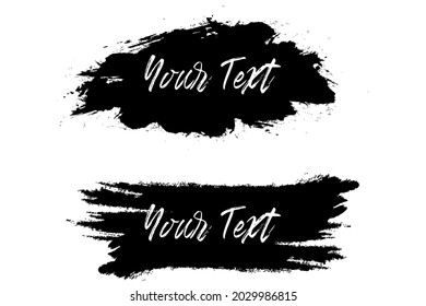 Black painted grunge abstract background