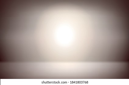 Black panoramic studio background with white glow
