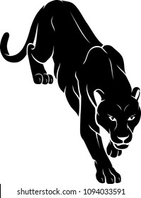 Black Panther Climb Down