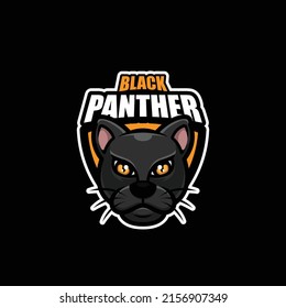 Logo de la Mascota Creativa de Black Panther Esport