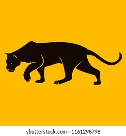 Black panther Graphic design for tattoo ink or wall decor sticker