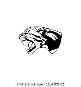black panther logo template