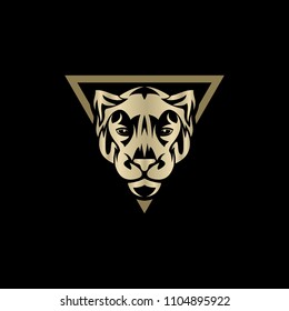 black panther logo template