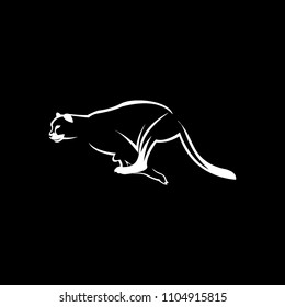 black panther logo template