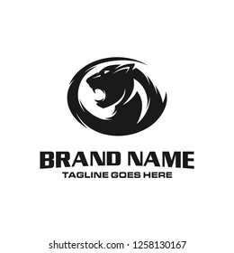 Black Panther Logo Your Company Stock Vector (Royalty Free) 1258130167 ...