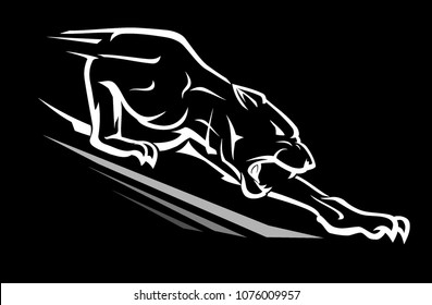 Black Panther Paw Reaching Out