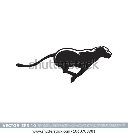 Black Panther Silhouette Vector Stock Vector (Royalty Free) 1060703981 ...