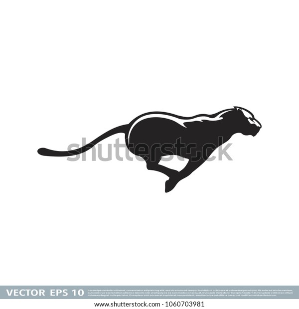 Black Panther Silhouette Vector Stock Vector (Royalty Free) 1060703981 ...