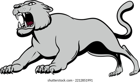 Black Panther Vector Illustration Mascot Cartoon