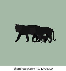 black panther ,vector Logo 